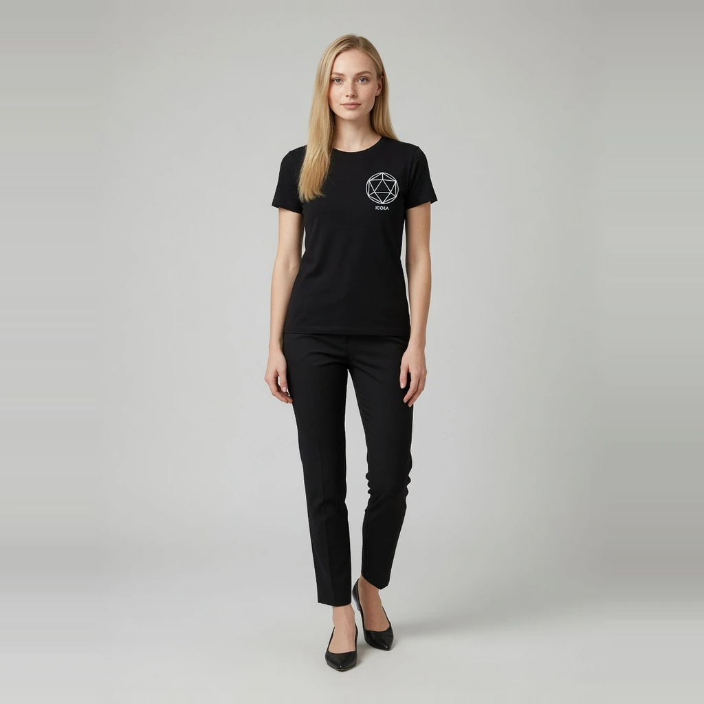 On-model apparel image generated from a garment photo